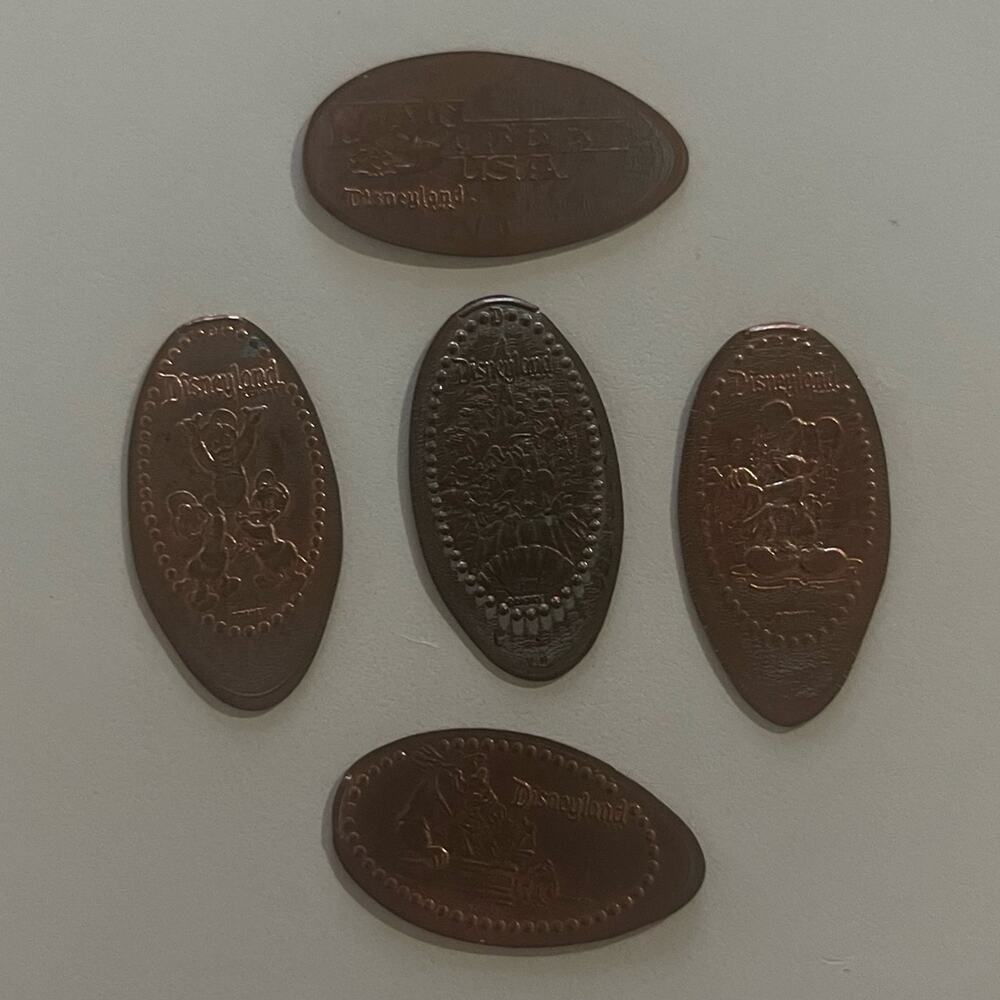Disney Land Splash Mountain Discontinued Pressed Penny Lot (11)
